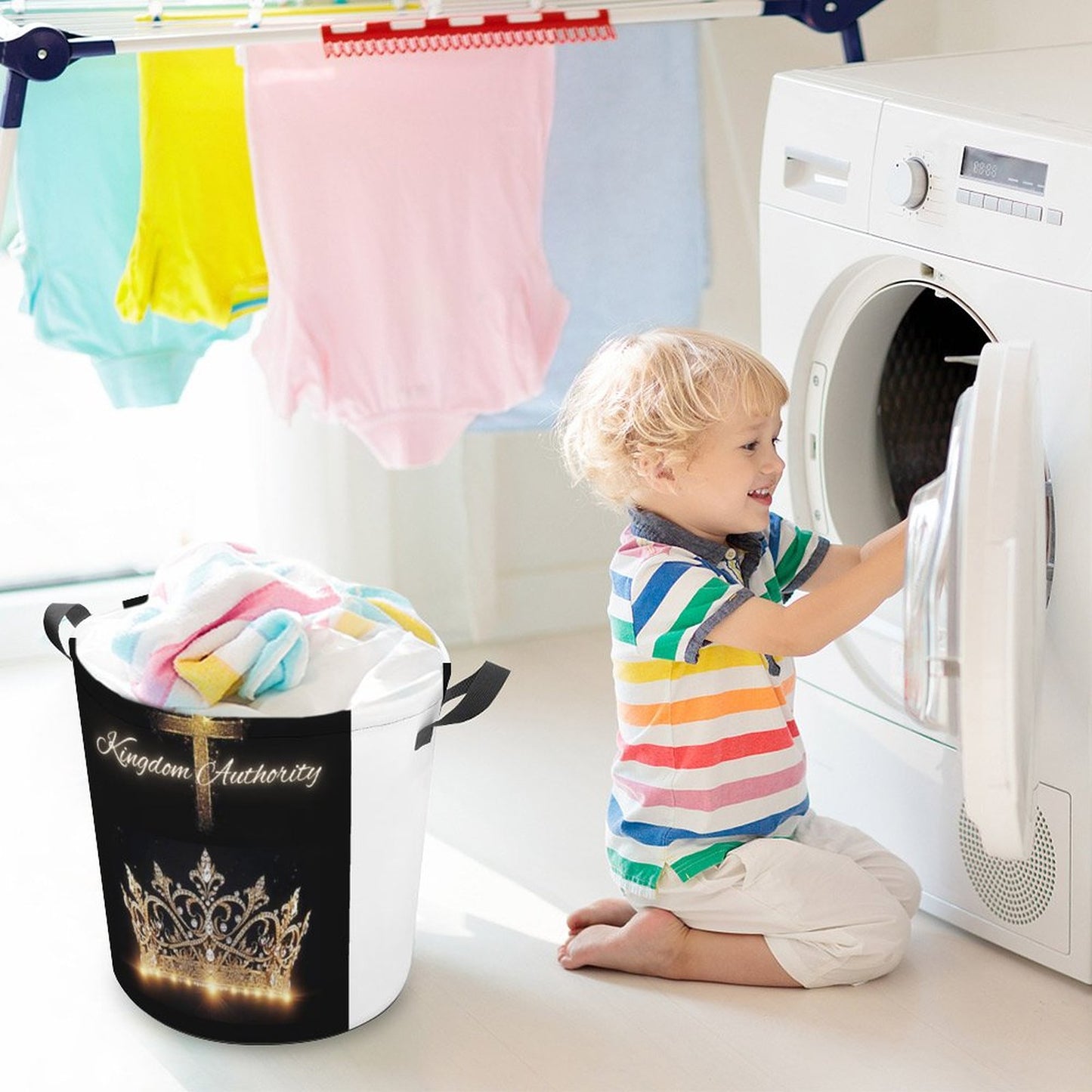 Oxford Collapsible Laundry Basket