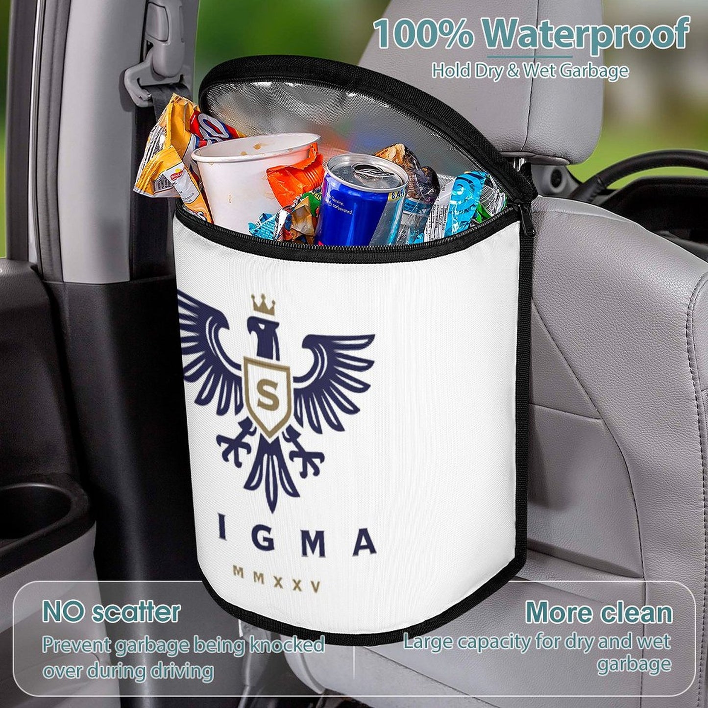 Collapsible Car Trash Bin