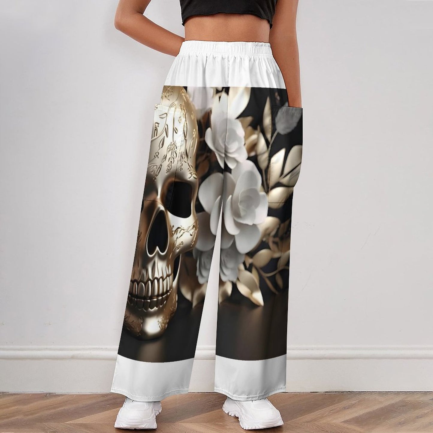 Women's Loose Fit Casual Pants(All-Over Printing)