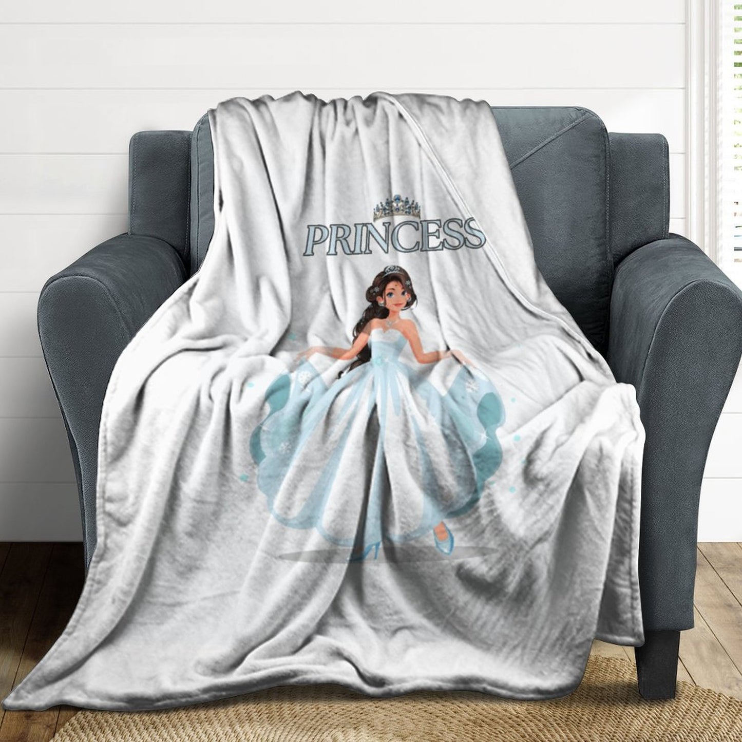 250gsm Flannel Throw Blanket-60"x80"