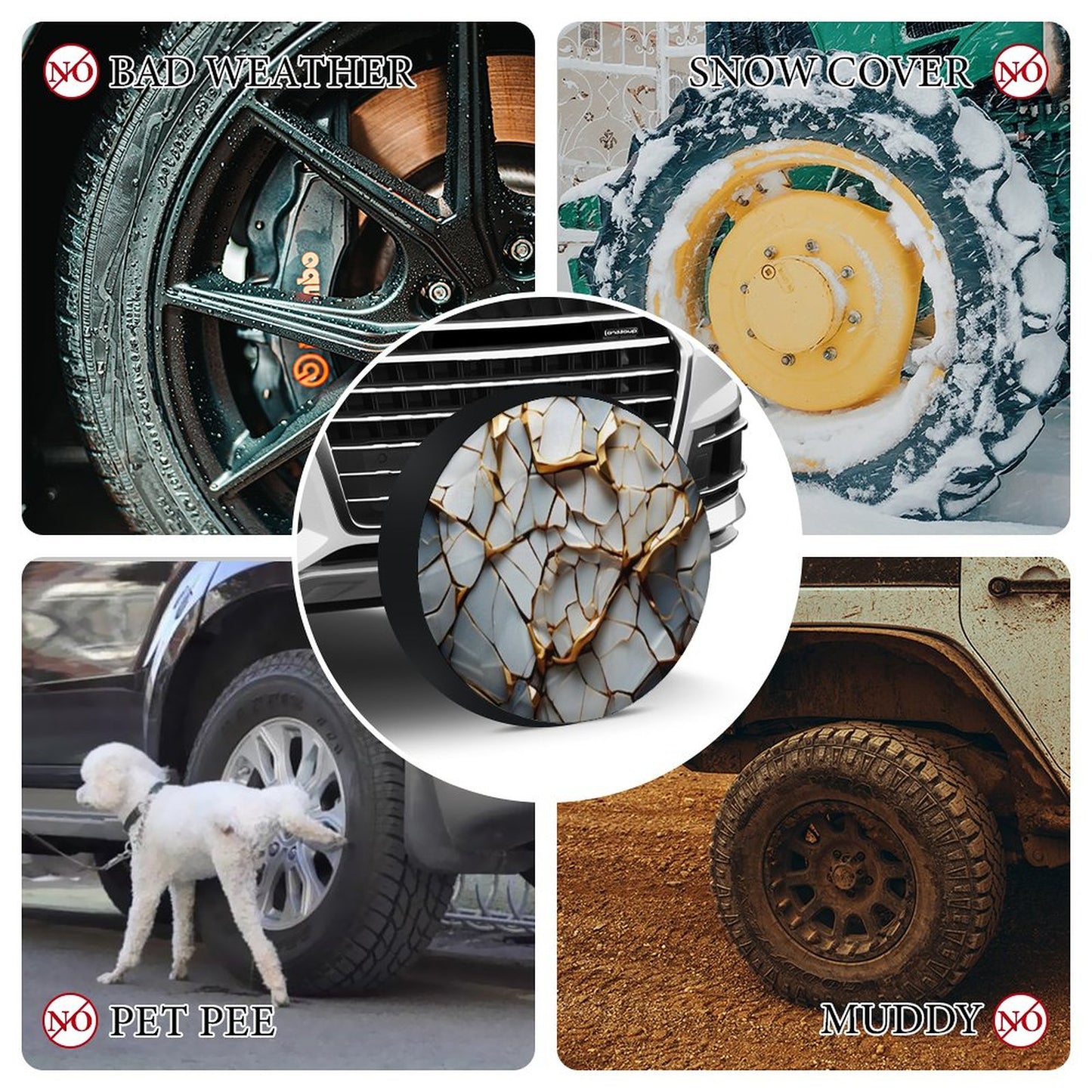Oxford Cloth Tire Cover