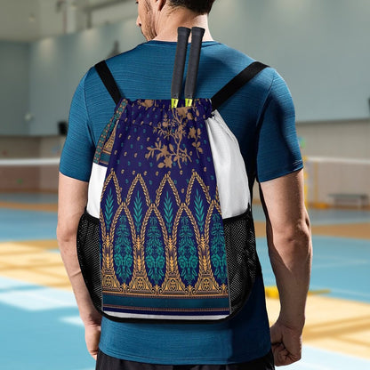 Waffle Cloth Sprots Drawstring Bag (Multi-Sites)