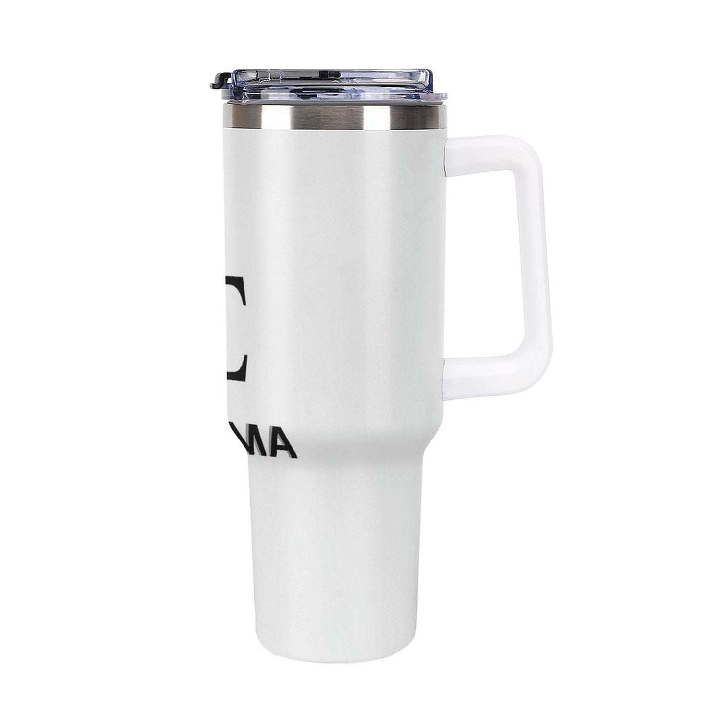 40oz Insulated Tumbler with Handle and Straw