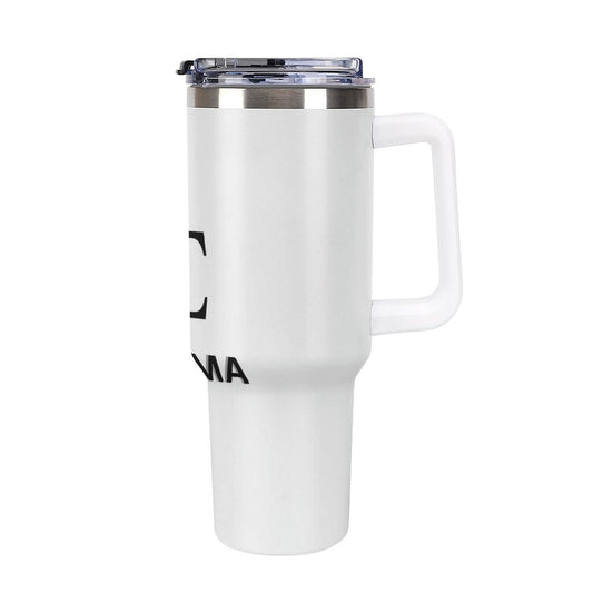 40oz Insulated Tumbler with Handle and Straw