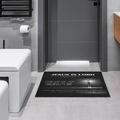 Crystal Velvet Bedroom Floor Mat