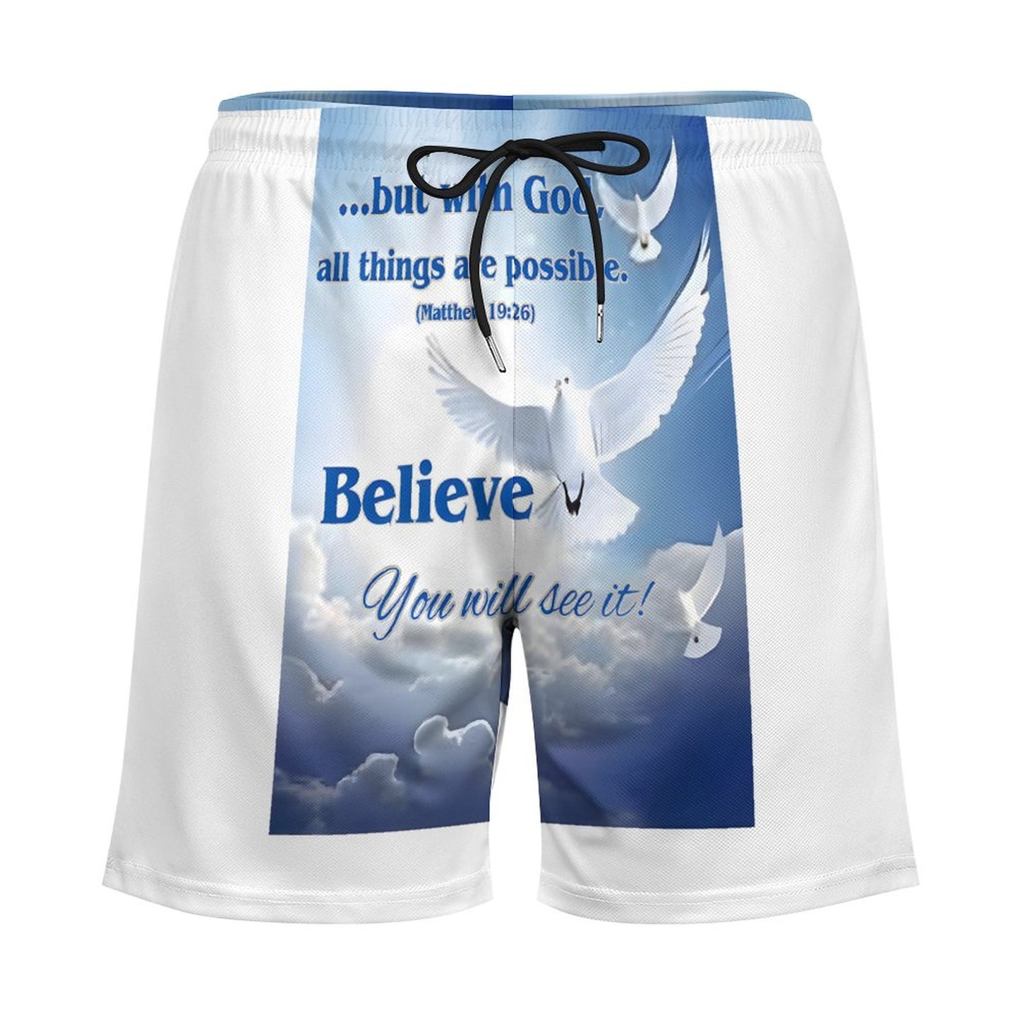 Men's Beach Shorts with 4 Pockets