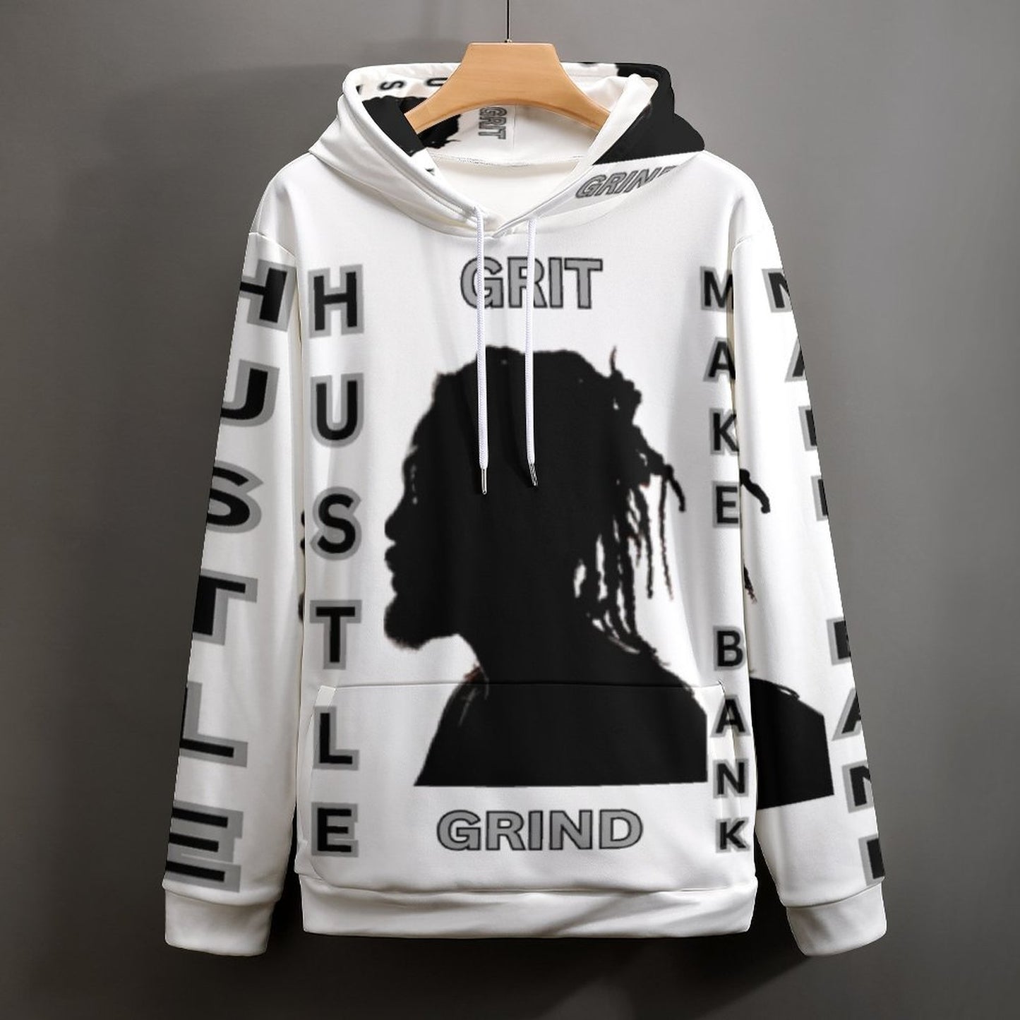 230gsm Men's Cool Hoodie with Double-layer Cap (All-Over Printing)