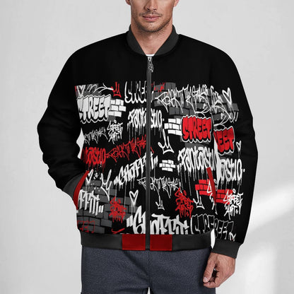 180gsm Zipper Bomber Jacket BMJ (All-Over Printing)