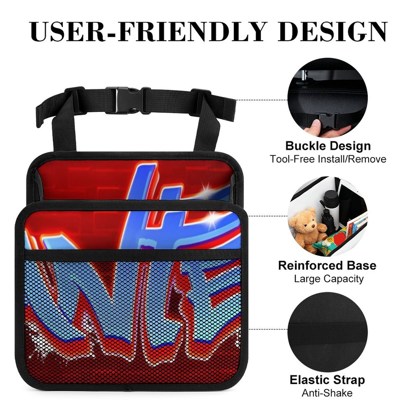 Car Seat Storage Bag(All-Over Printing)