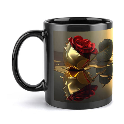 Personalized Photo Coffee Mugs with Identical Patterns