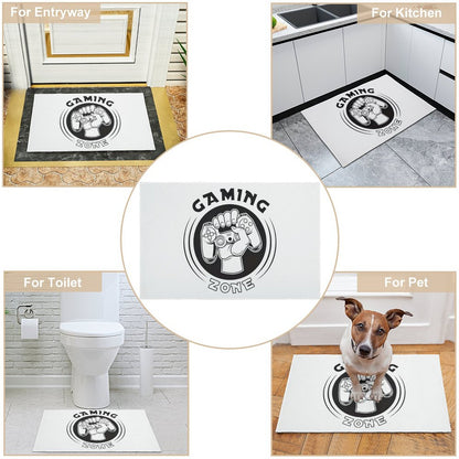 Crystal Velvet Bedroom Floor Mat