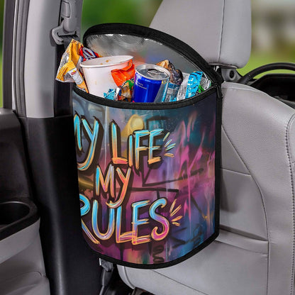 Collapsible Car Trash Bin