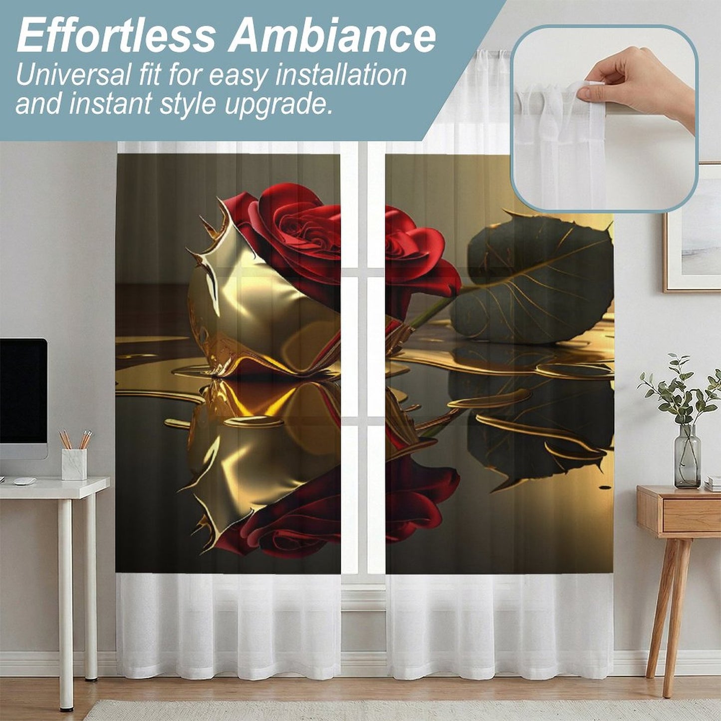 Sheer Curtain(All-Over Printing)