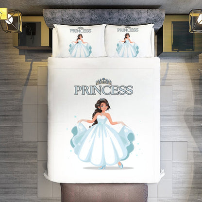 3-Piece Bedding Set-86"×70"/ 218×177cm (Dual-sidede Printing)