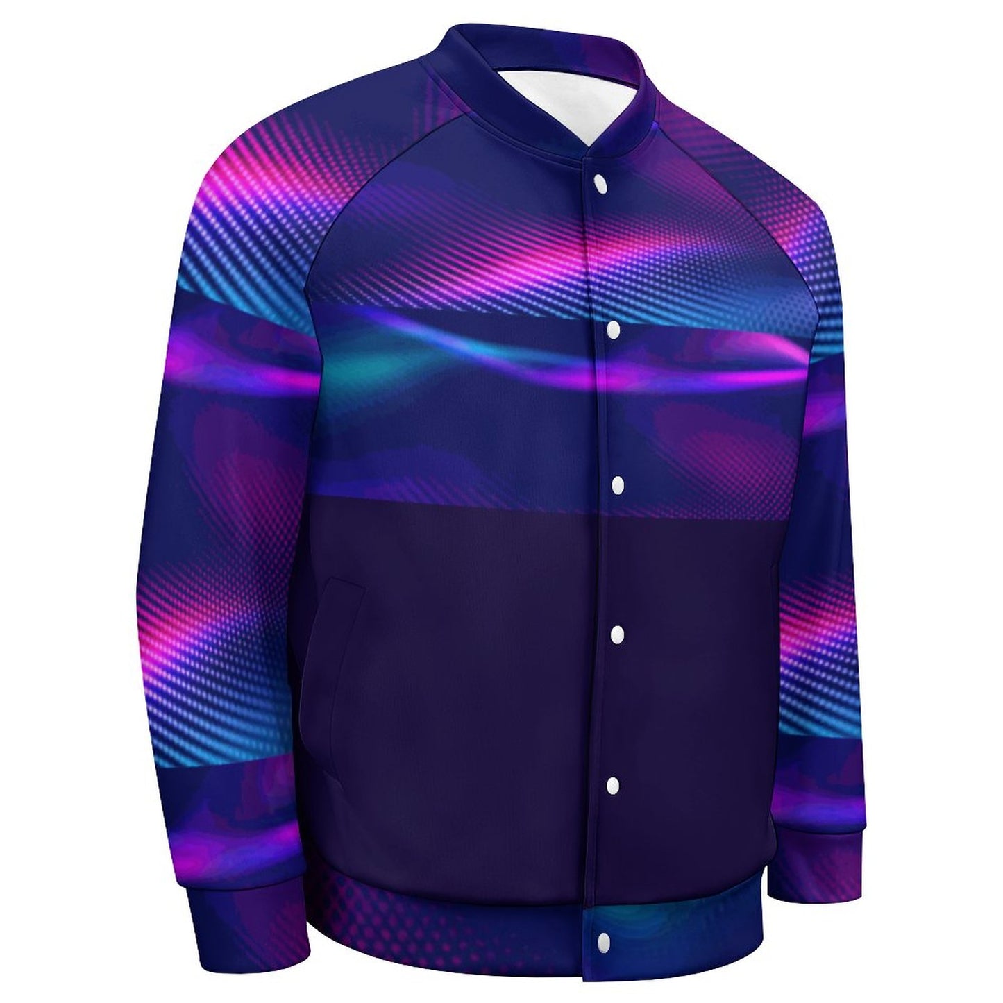 MULTICOLOR Men's Baseball Jacket-*2XS-6XL
