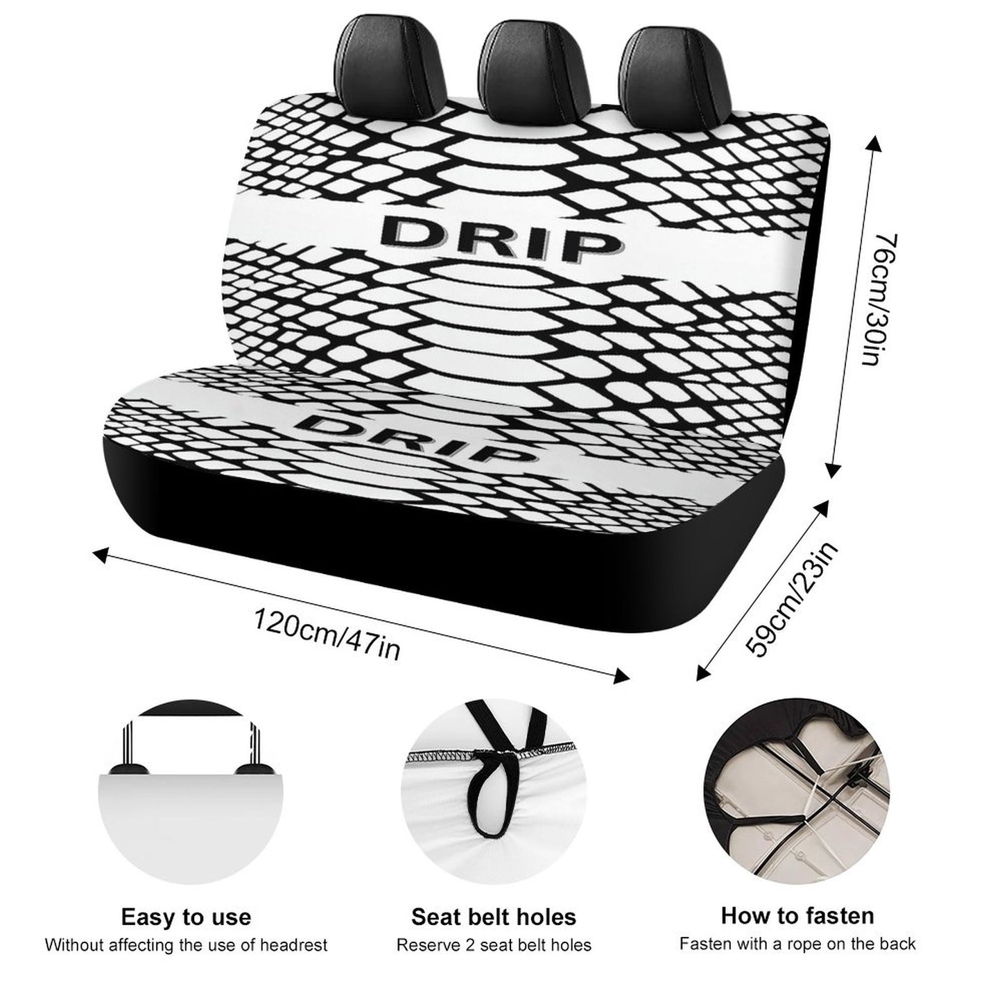 Back Seat Cover for Cars