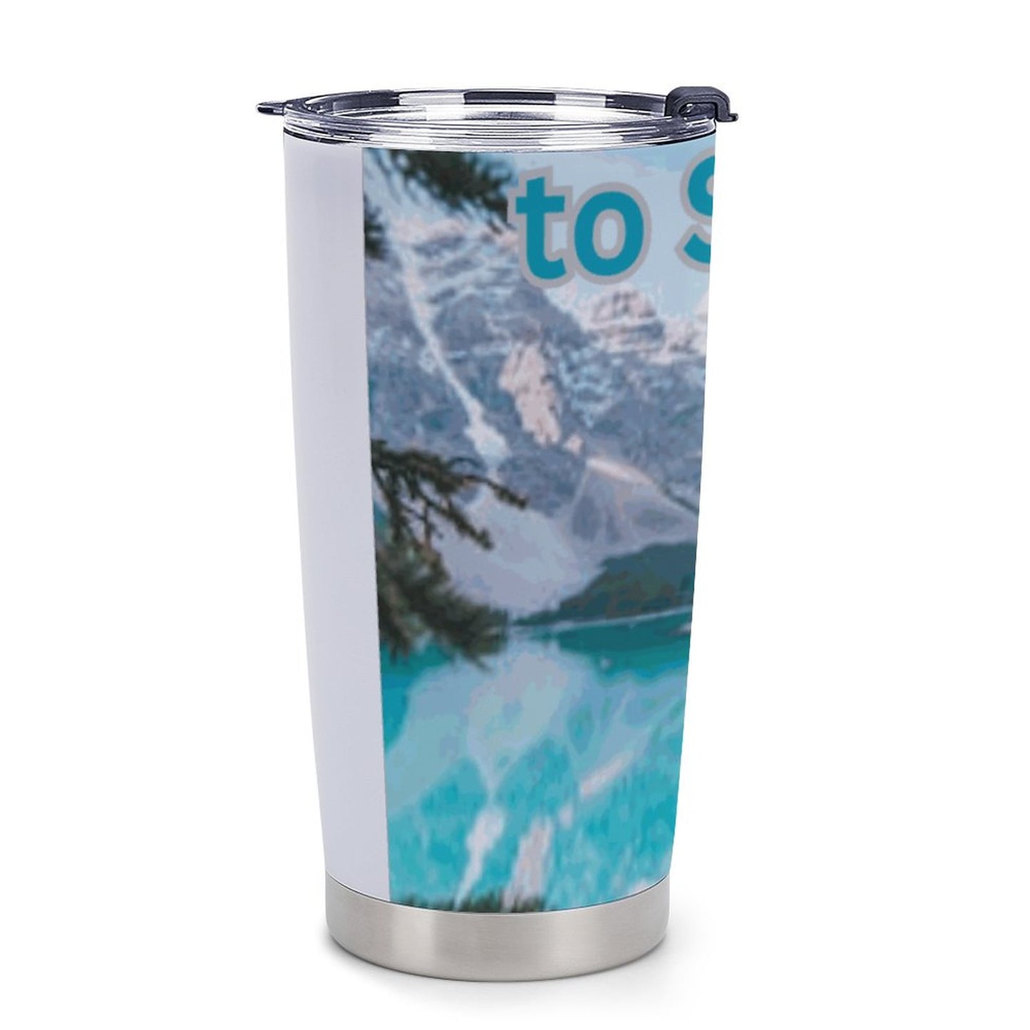 Car Travel Coffee Mug with Lid (All-Over Printing)