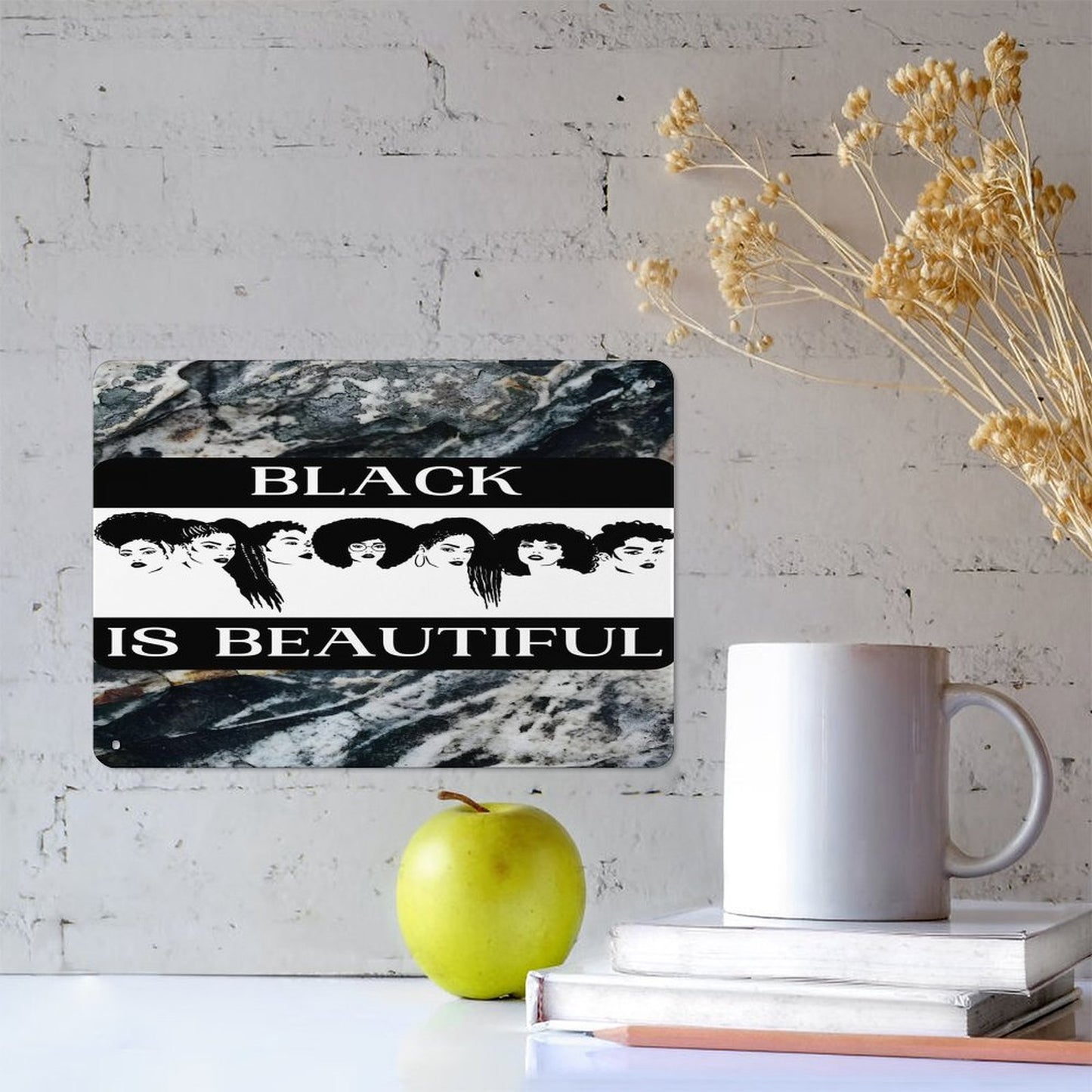 Horizontal Personalized Metal Wall Art Tin Sign-5.5"x7.9"/14x20cm