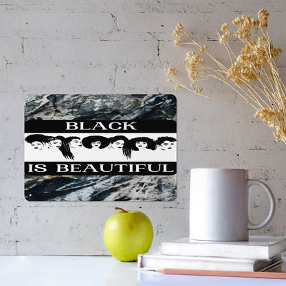 Horizontal Personalized Metal Wall Art Tin Sign-5.5"x7.9"/14x20cm