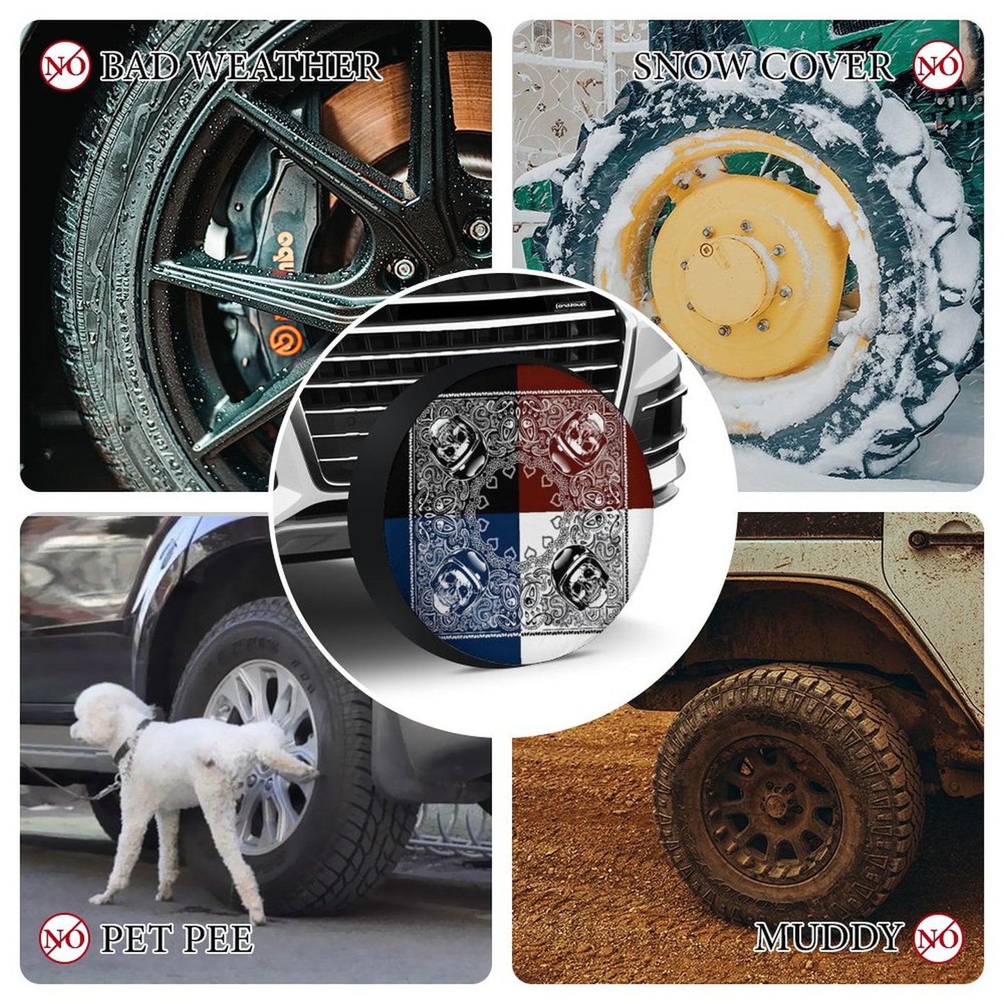 Oxford Cloth Tire Cover