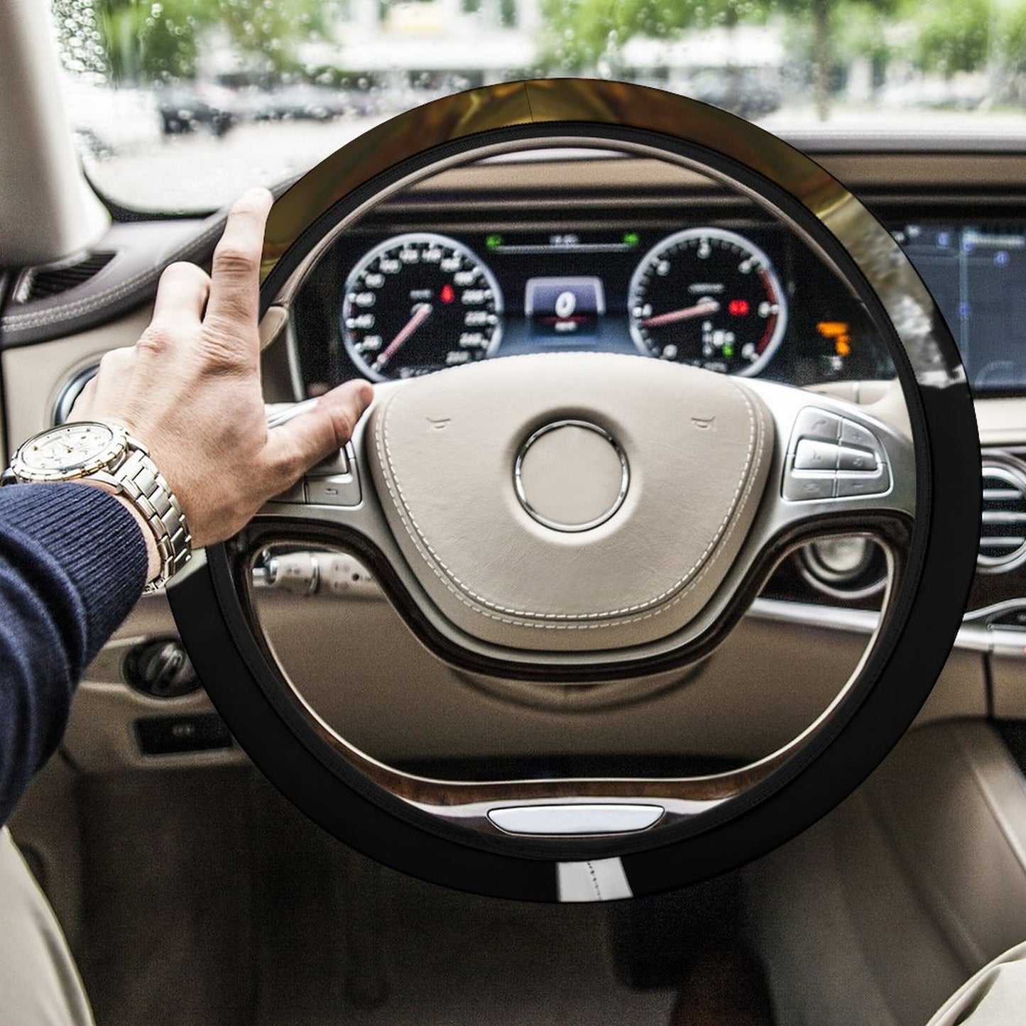 Car Steering Wheel Cover