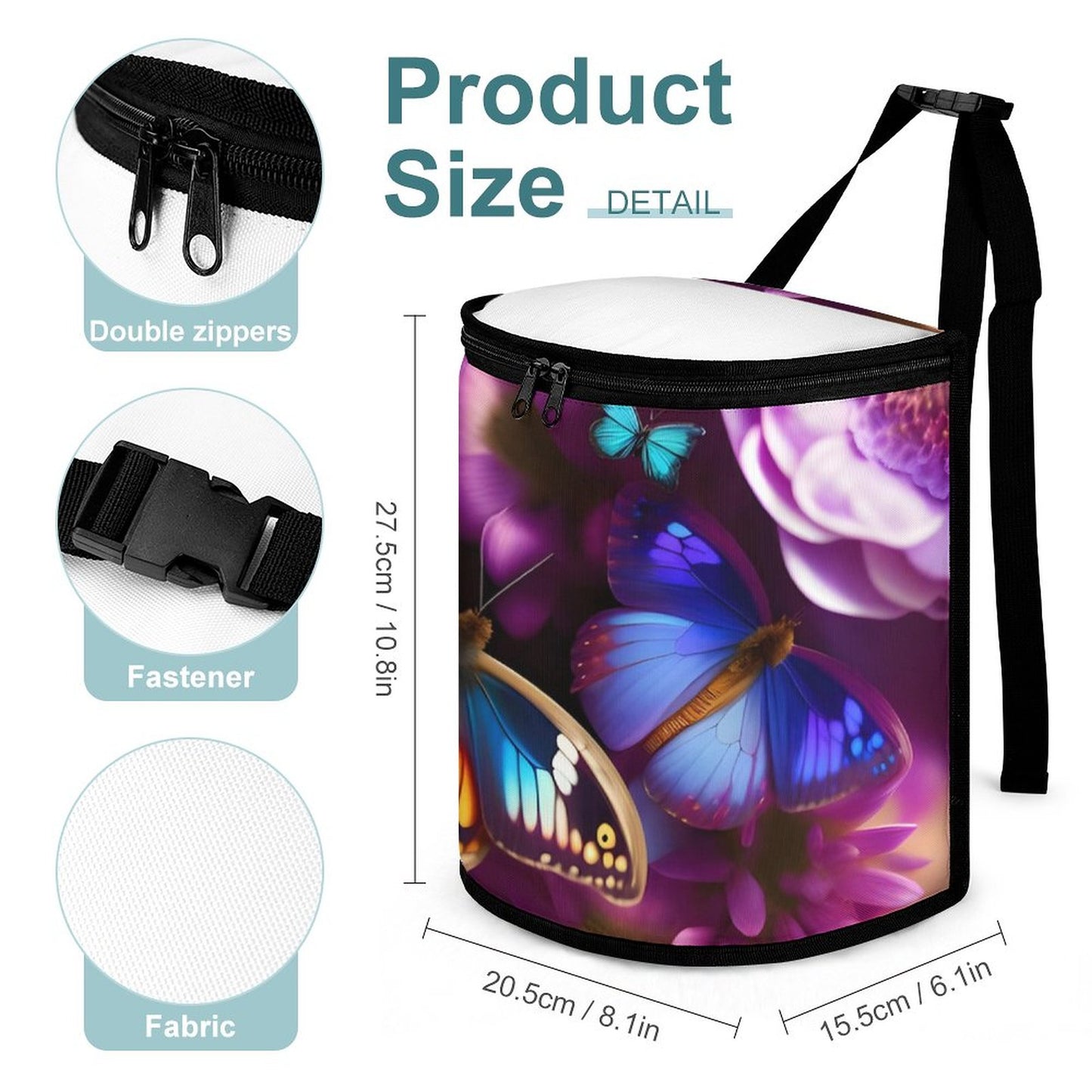 Collapsible Car Trash Bin