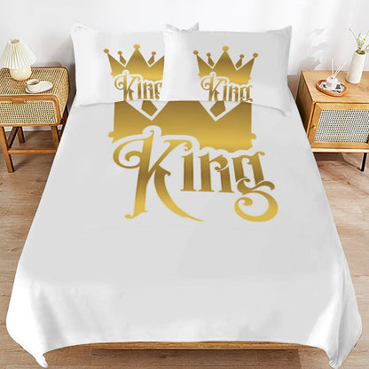 3-Piece Bedding Set-102"x90"/ 259x229cm (Dual-sided Printing)