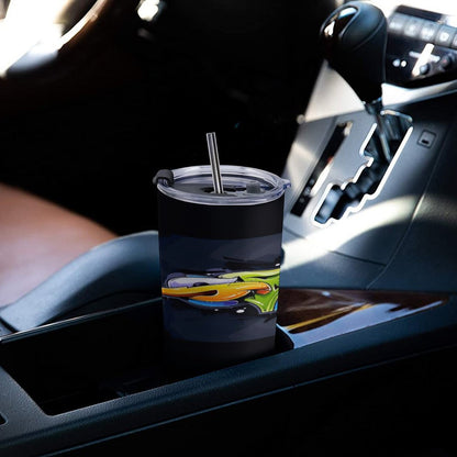 COLORFUL GRAFFITI Travel Mug Set with Cleaning Kit