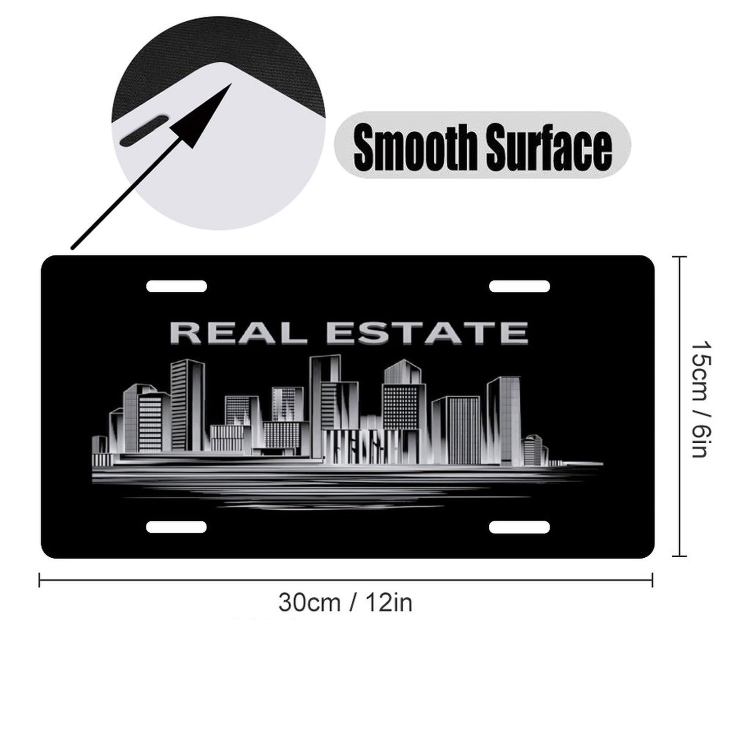 Car License Plate-11.8”x5.9”