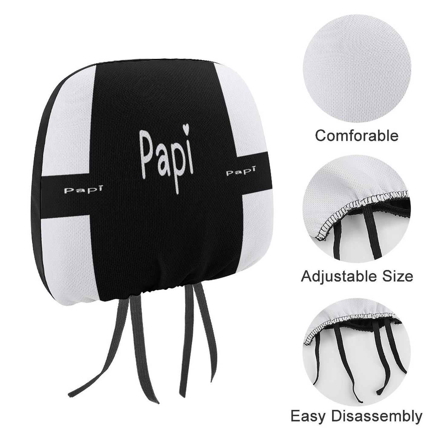 Custom Car Headrest Covers