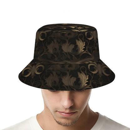 BLACK & GOLD ACCENT Unisex Bucket Hat