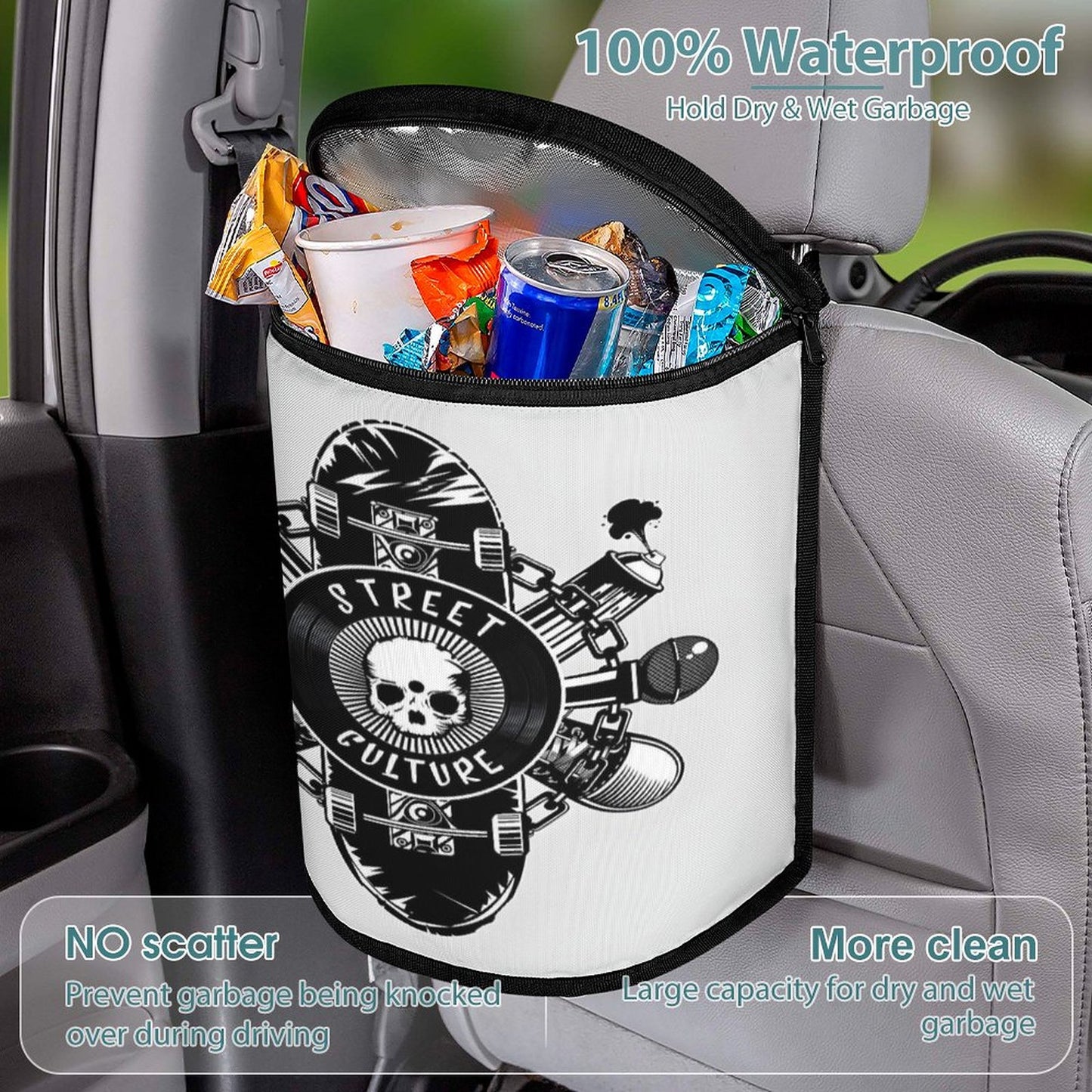 Collapsible Car Trash Bin