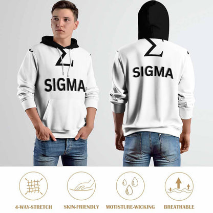 230gsm Men's Cool Hoodie with Double-layer Cap (All-Over Printing)