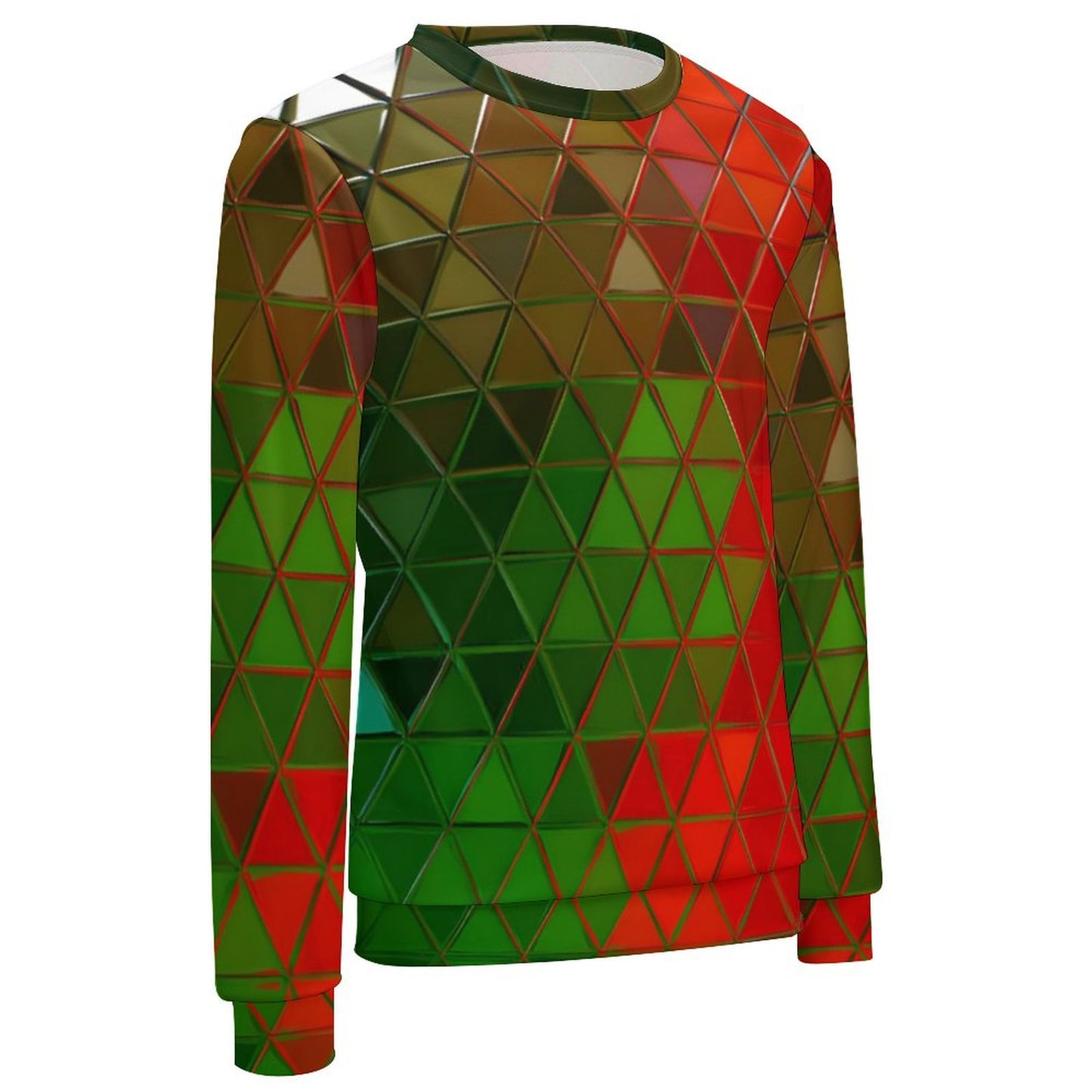 GLASS PRISM Round Neck Men's Sweatshirt-S-5XL