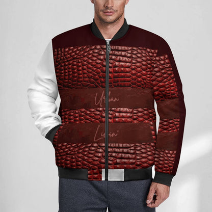 180gsm Zipper Bomber Jacket BMJ (All-Over Printing)