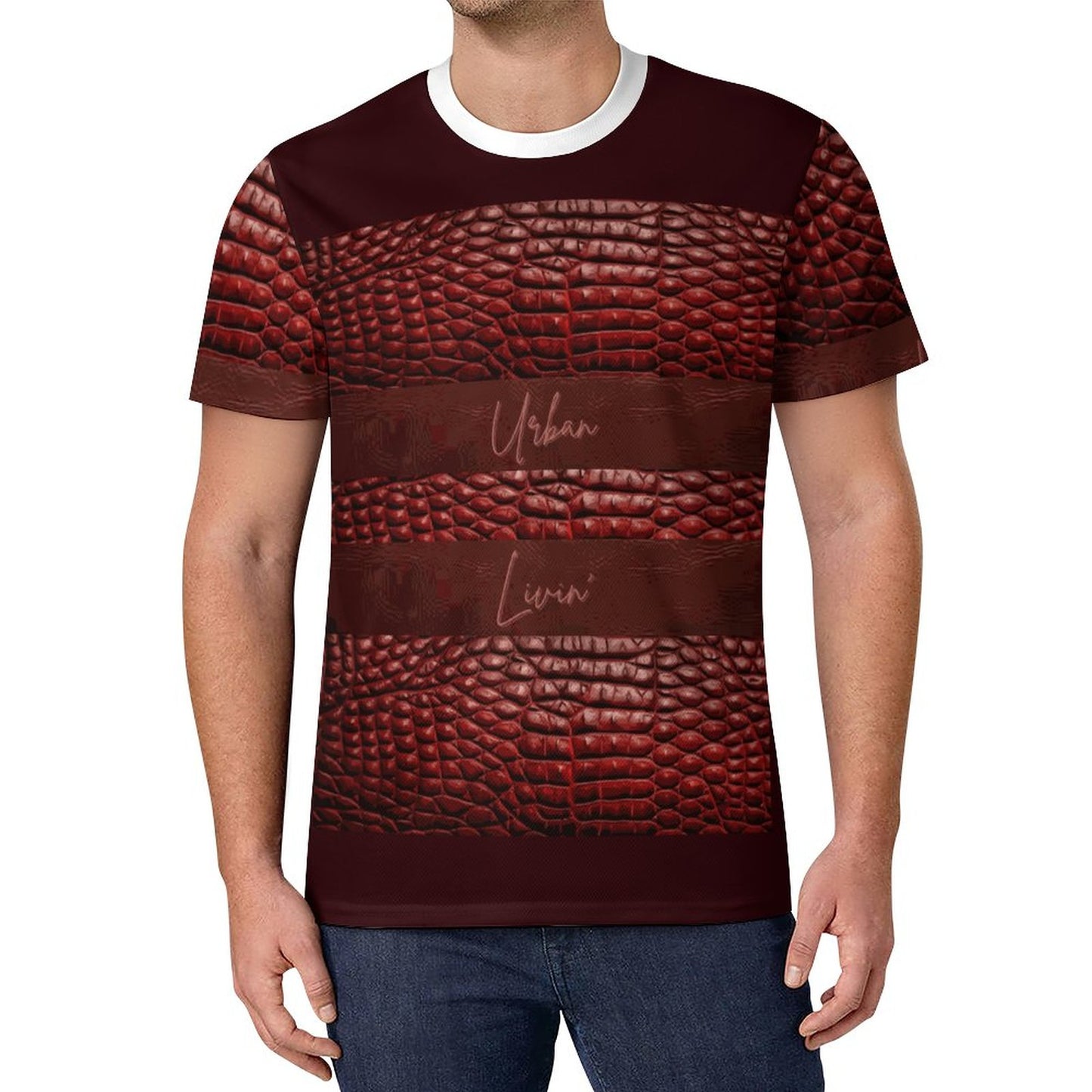 120gsm Short Sleeve All Over Print T-Shirt OMDT01 (All-Over Printing)
