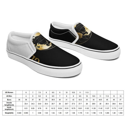 Printed Slip-on Canvas Shoes  for Teenagers and Adults