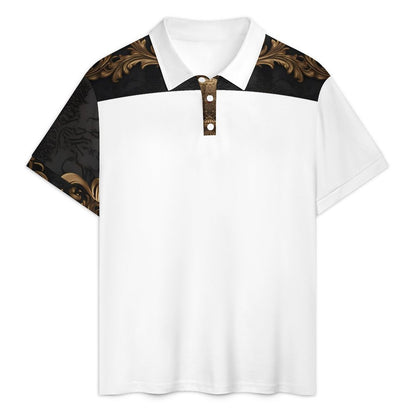 200gsm Short Sleeve Men's POLO Shirt Set A46TZ (All-Over Printing)