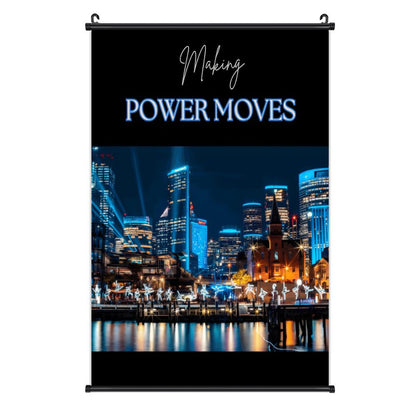 Canvas Hanging Poster with Scrolls-16"x24"/ 40x60cm