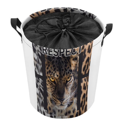Drawstring collapsible Laundry Basket