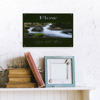 Horizontal Personalized Metal Wall Art Tin Sign-5.5"x7.9"/14x20cm
