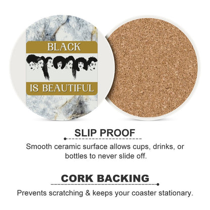 Round Ceramic Coaster