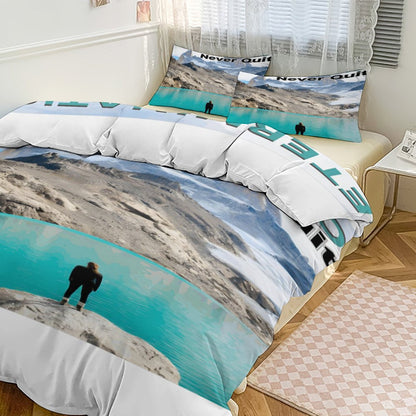 3-Piece Bedding Set-86"×70"/ 218×177cm (Dual-sidede Printing)