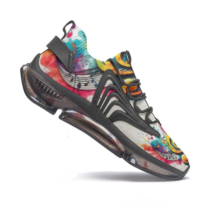MUSIC GRAFFITI Unisex Low Top Mesh Sneakers