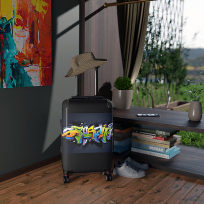 COLORFUL GRAFFITI Suitcase-SMALL, MEDIUM, LARGE (with lock/4 double swivel wheels/inner pockets)