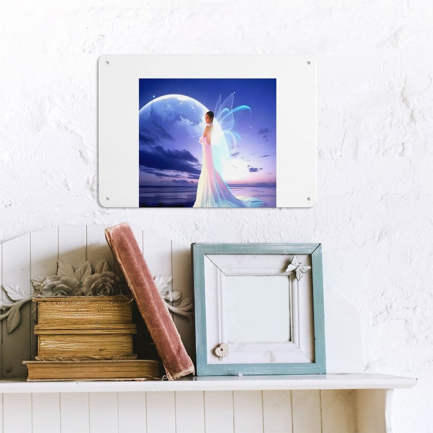 Horizontal Personalized Metal Wall Art Tin Sign-5.5"x7.9"/14x20cm