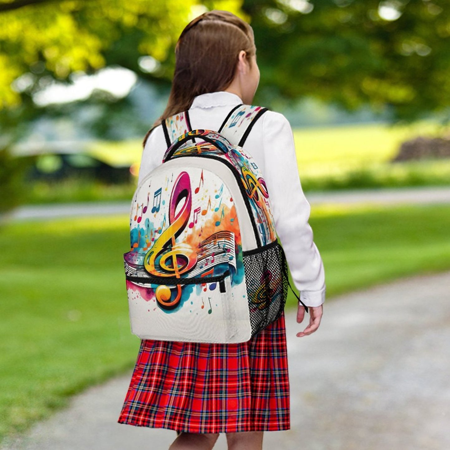 MUSIC GRAFFITI Children's School Backpack