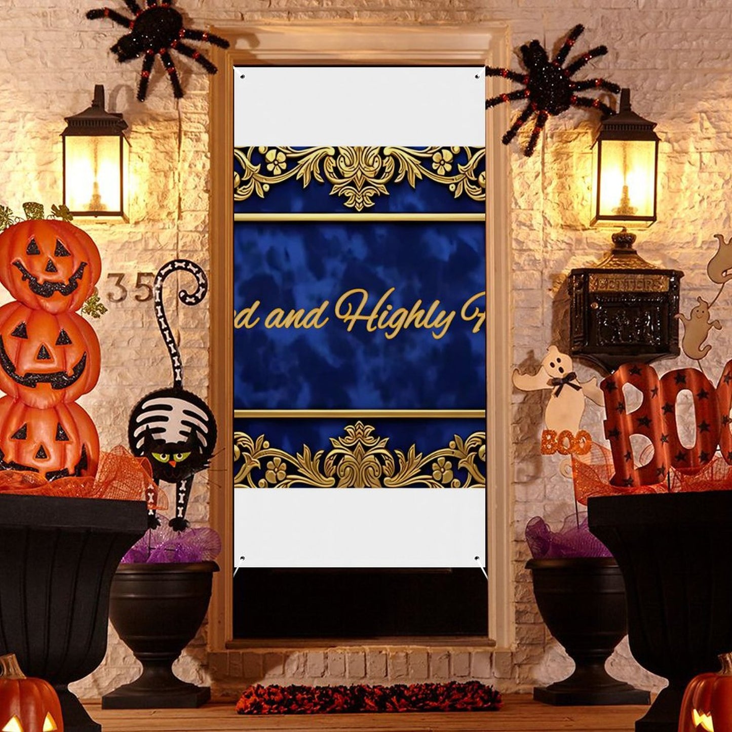 Decorative Door Curtain-35.43"×70.87 "/90x180cm