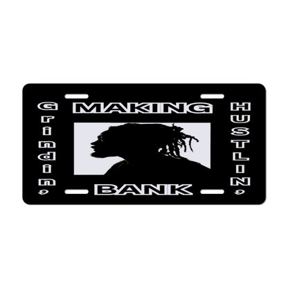 Car License Plate-11.8”x5.9”-MAKING BANK
