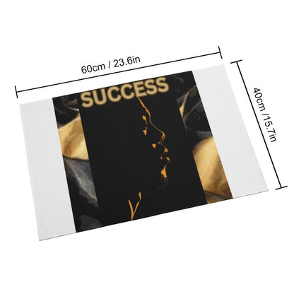 Crystal Velvet Bedroom Floor Mat